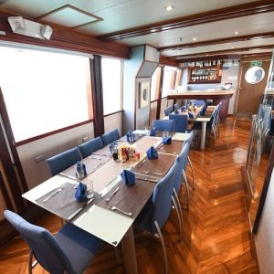 Humboldt Explorer dining room | Infinite Blue Dive Travel
