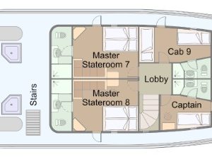 OHIII - Palau liveaboard - top deck layout