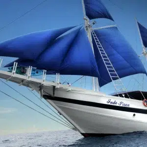 Indo Siren under sail | Infinite Blue Dive Travel